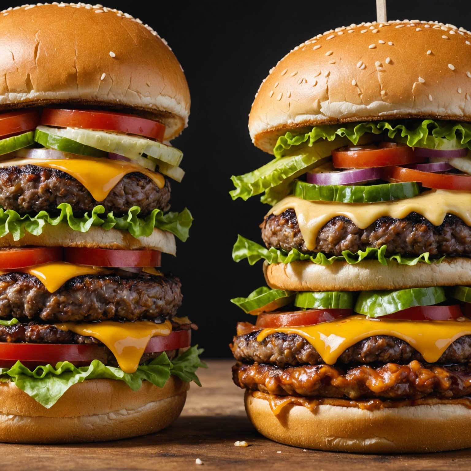 "Mushroom Swiss Burger"