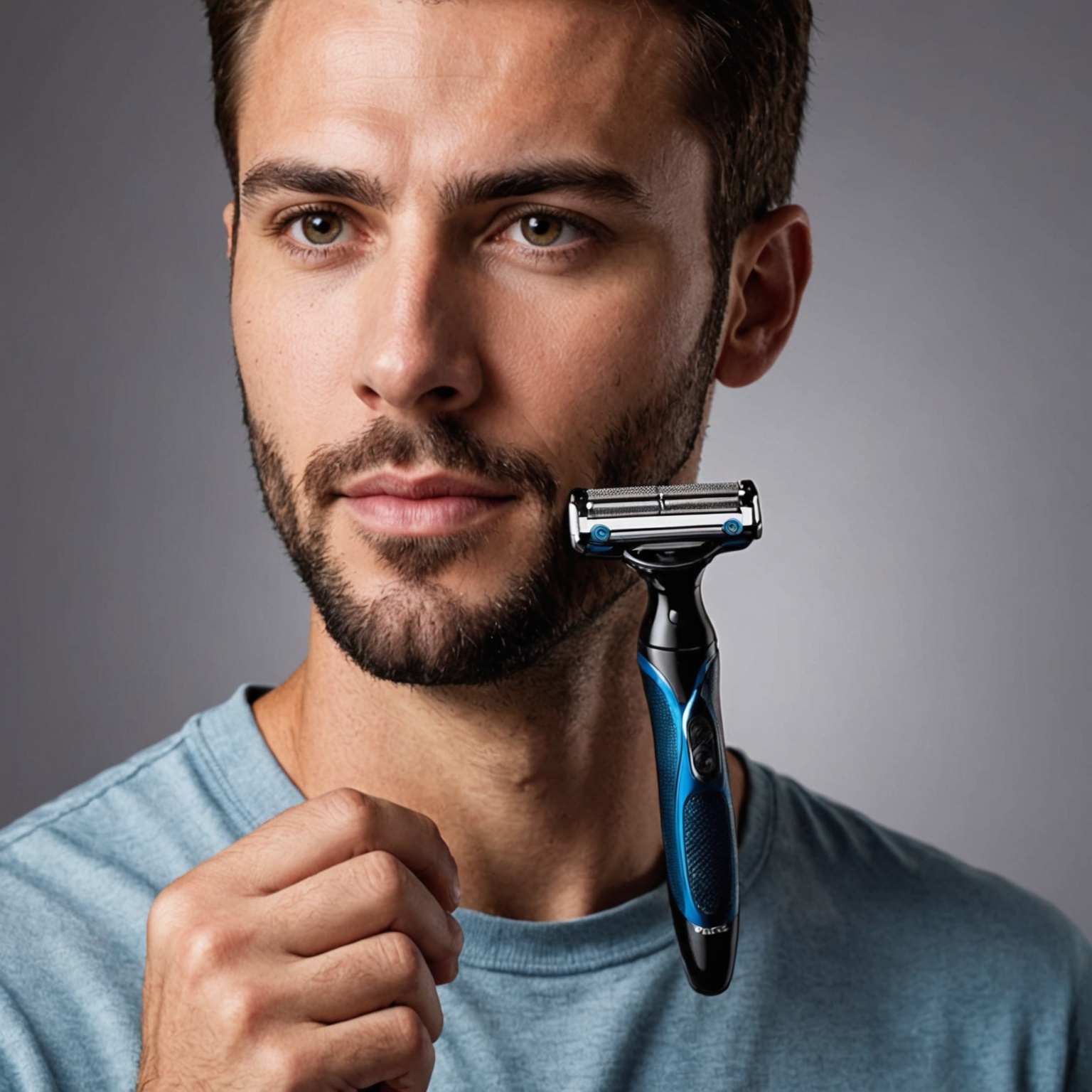 "Philips Norelco OneBlade Half and half Electric Trimmer and Shaver"