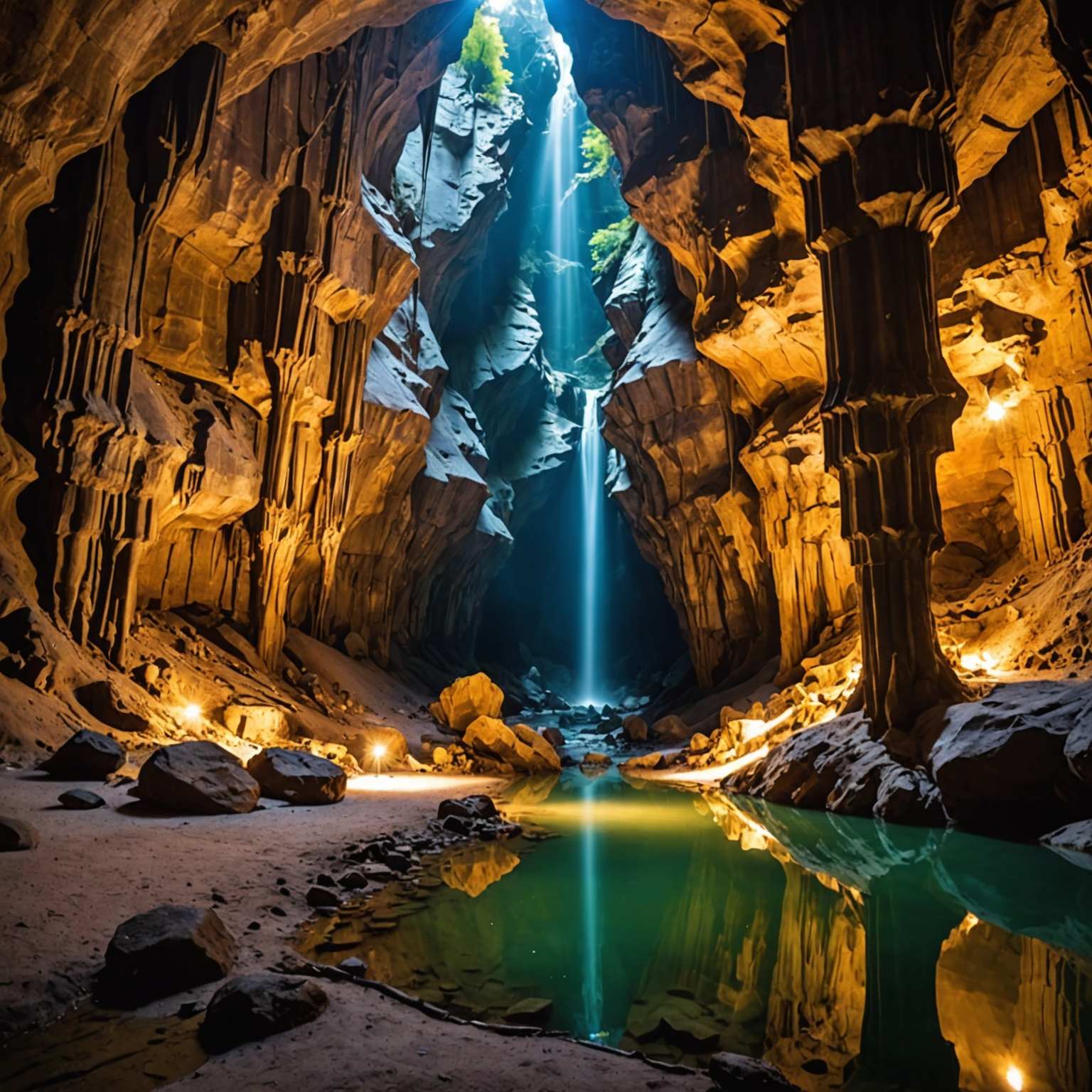 "Waitomo Caverns: New Zealand's Glowworm Wonderland"