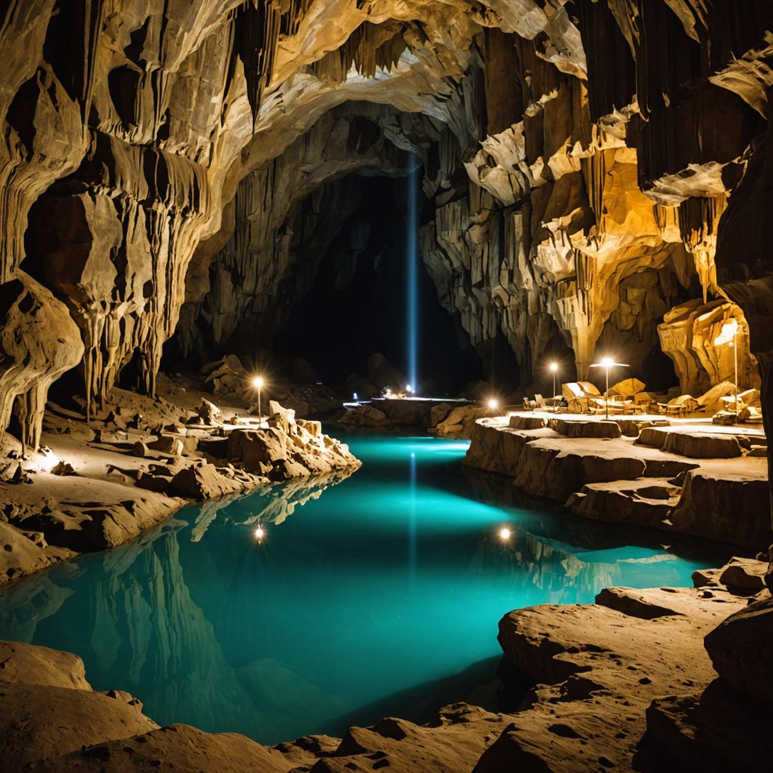 "Postojna Cavern: Slovenia's Underground Display"