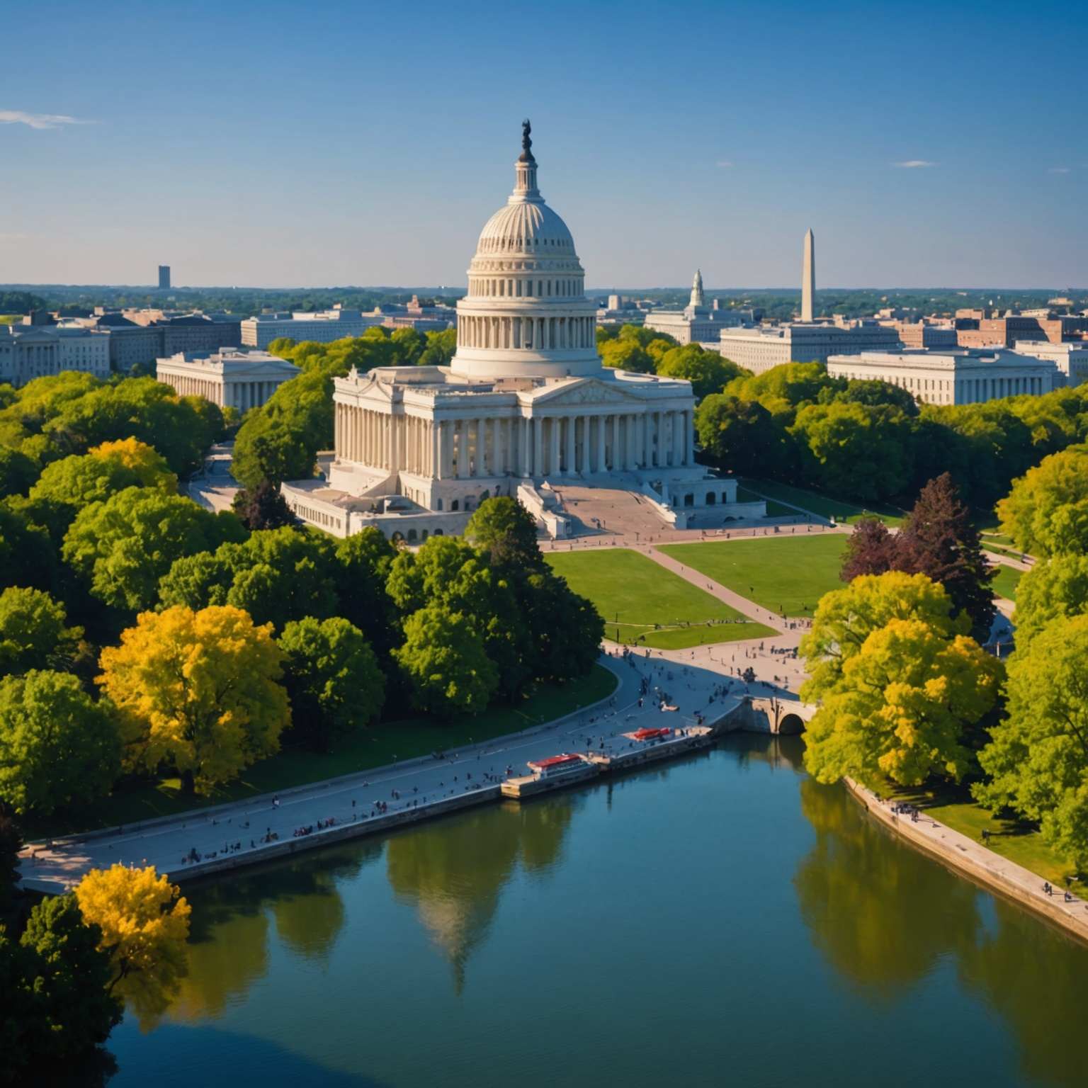 "The US Legislative hall"
