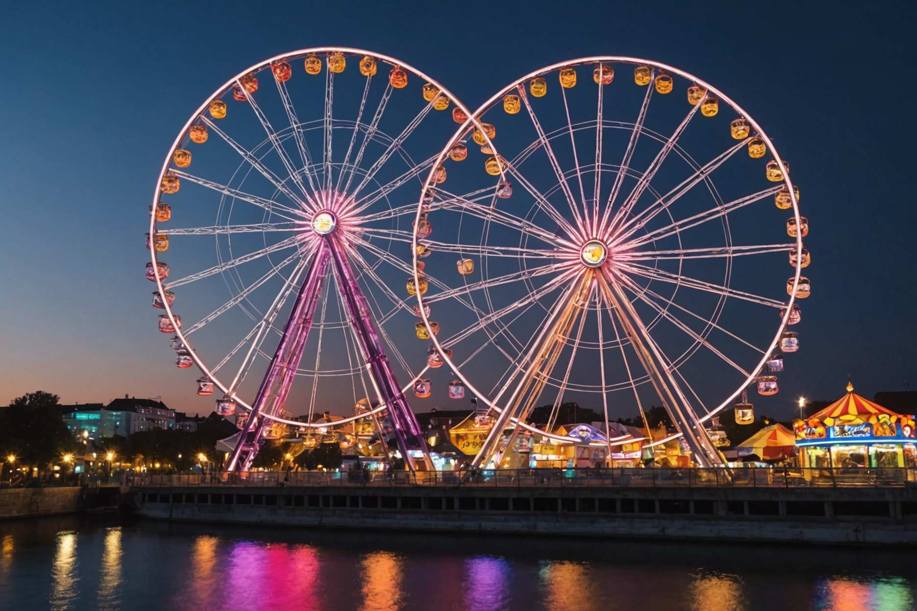 7 Delightful Ferris Wheels, Do You Like Them?
