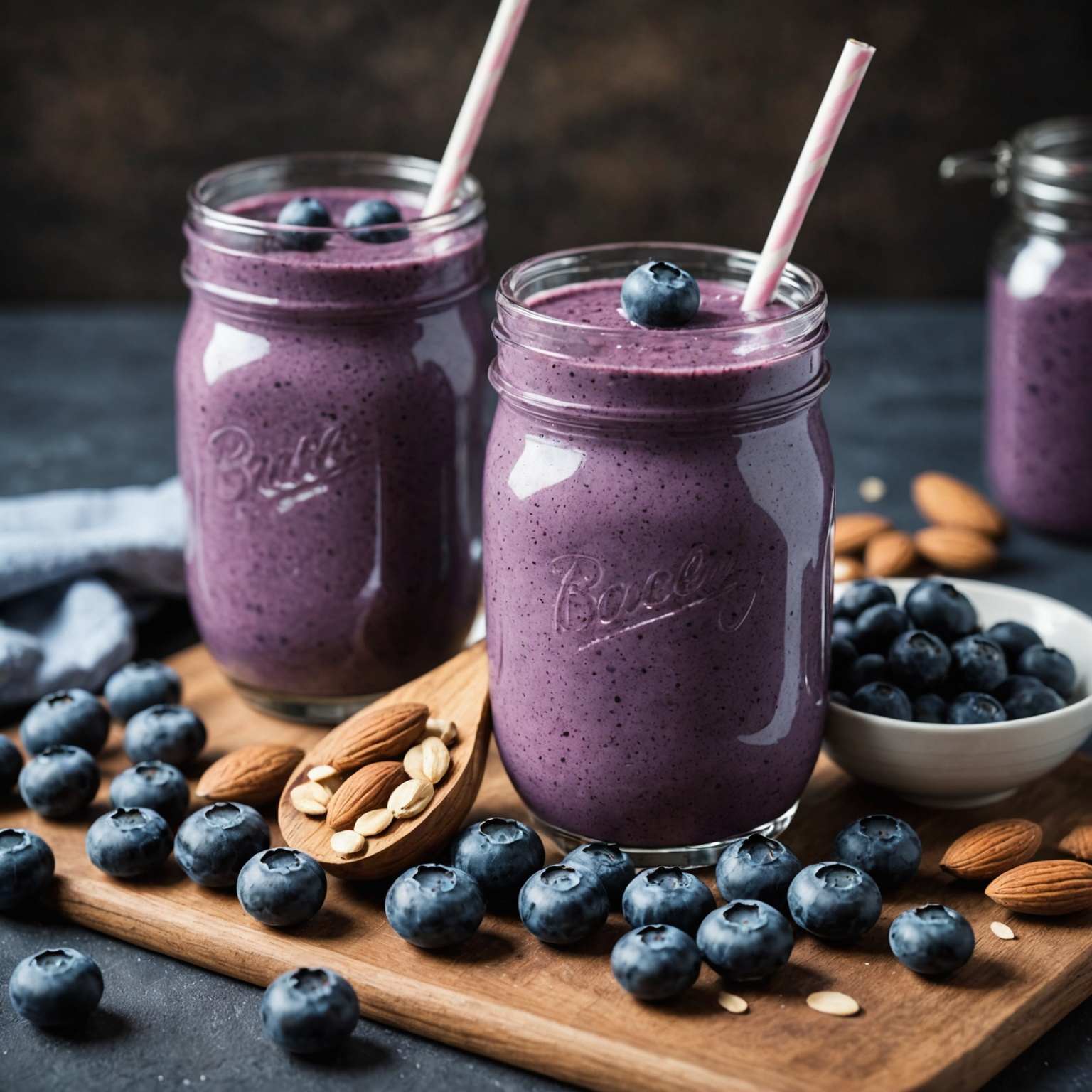 Blueberry Almond Smoothie