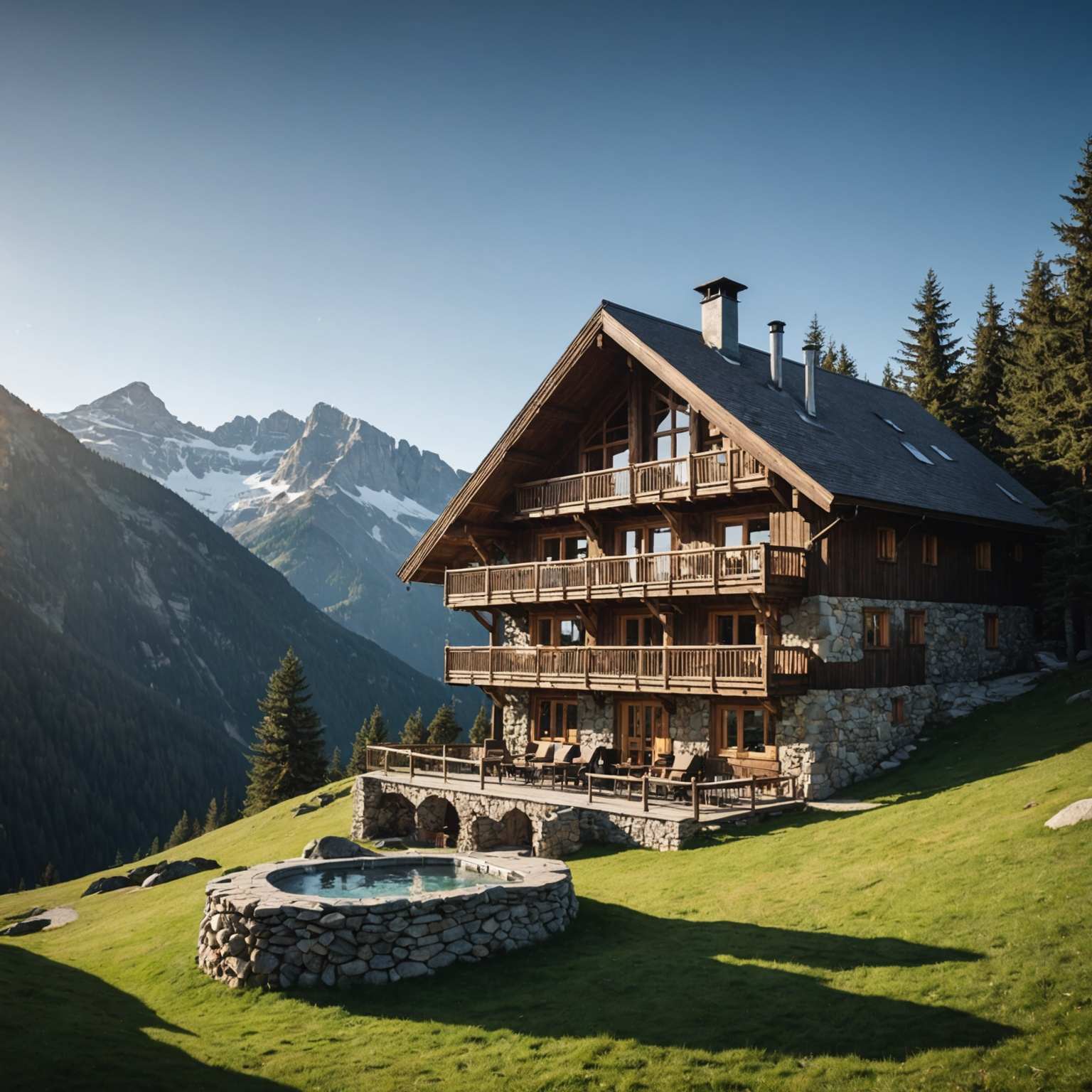 Mountain Retreat: The Alpine Lodge