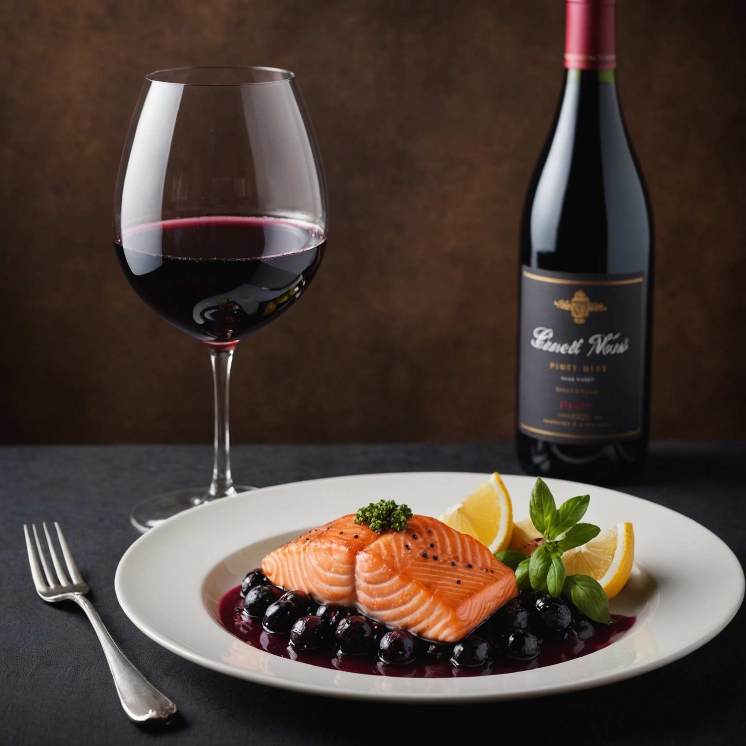 Pinot Noir with Salmon