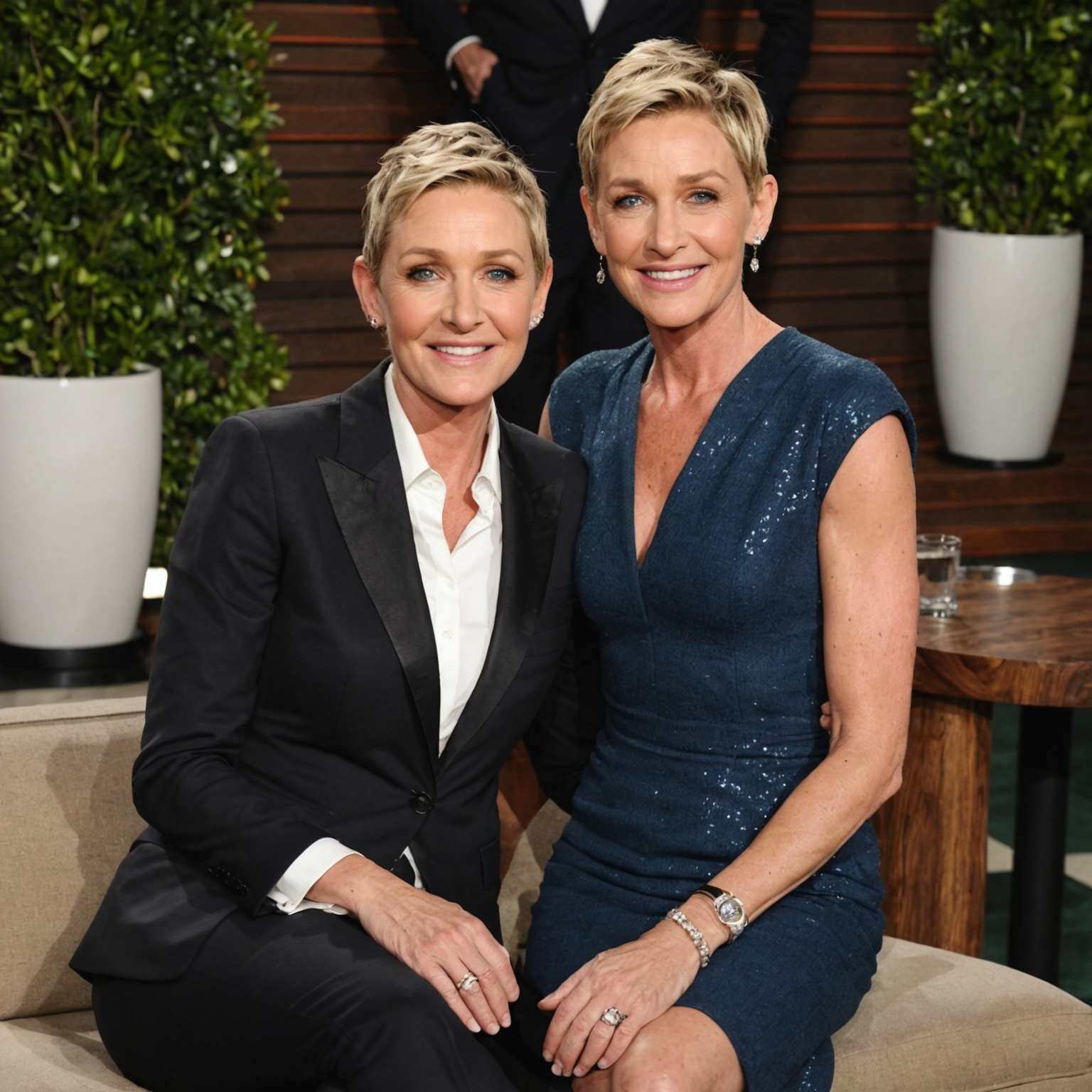 Ellen DeGeneres and Portia de Rossi