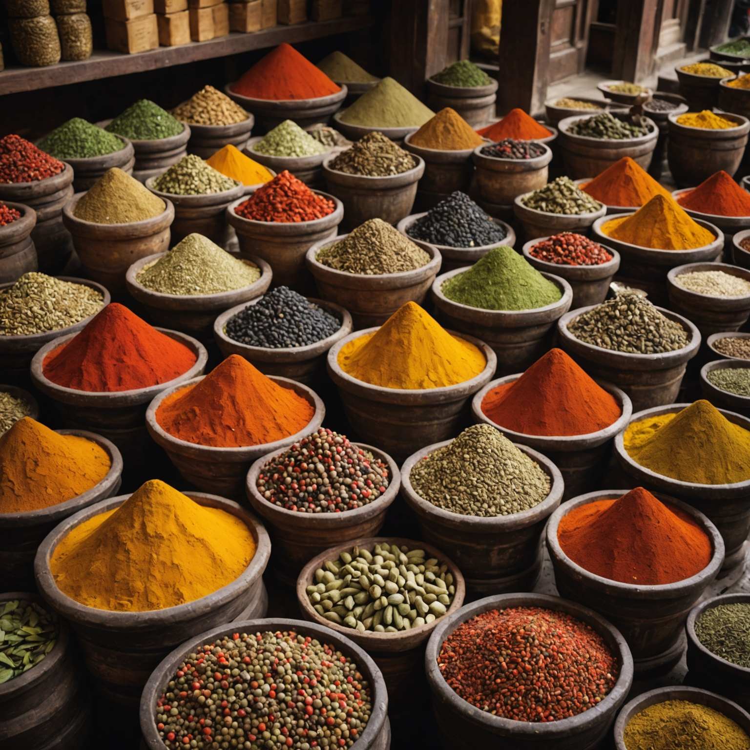 Exotic Treasures: The Spice Market