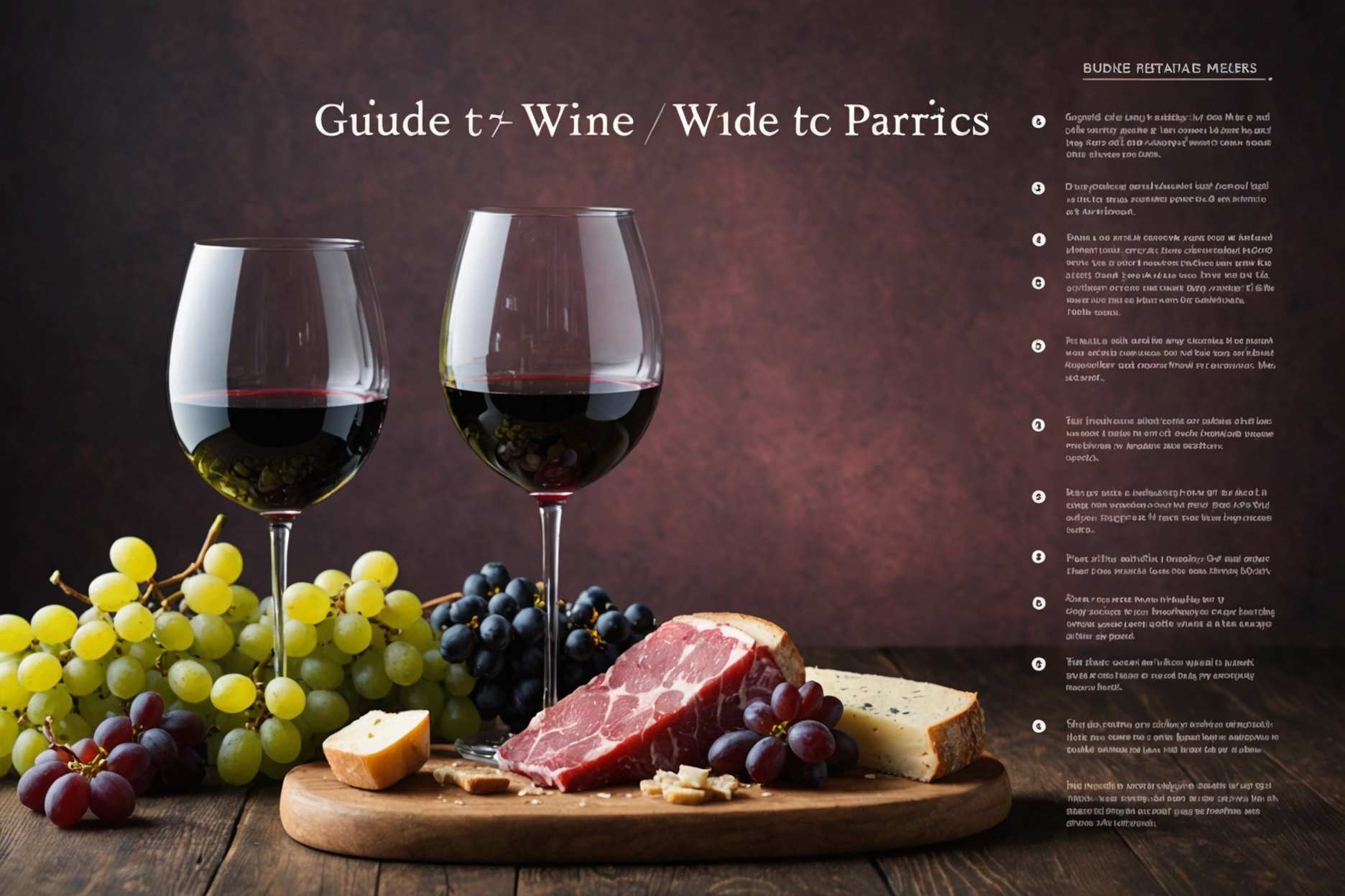 Guide to Choosing the Perfect Wine Pairing