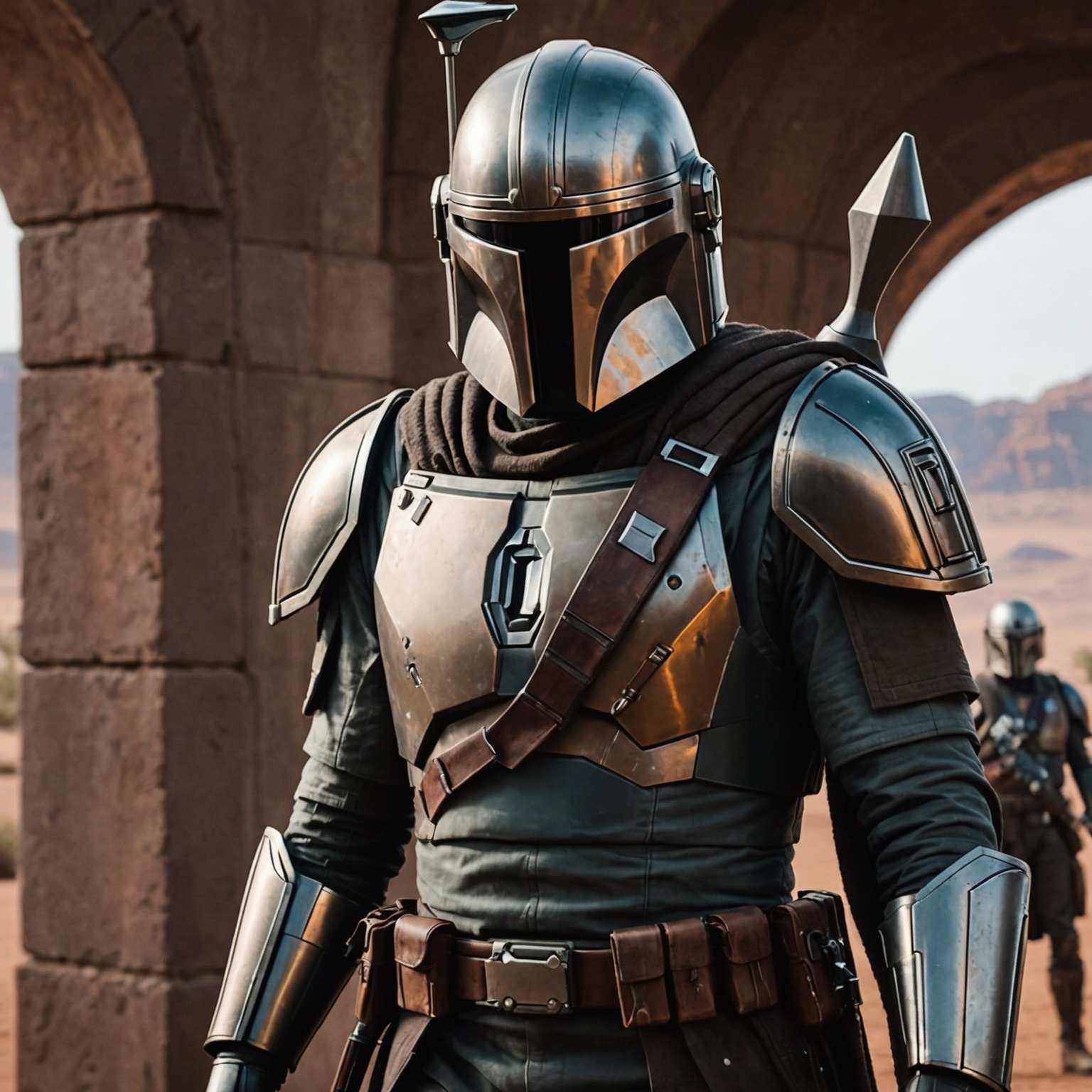 Pedro Pascal in “The Mandalorian”