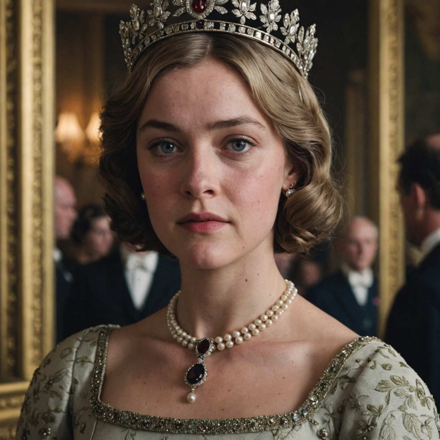 Emma Corrin in “The Crown”