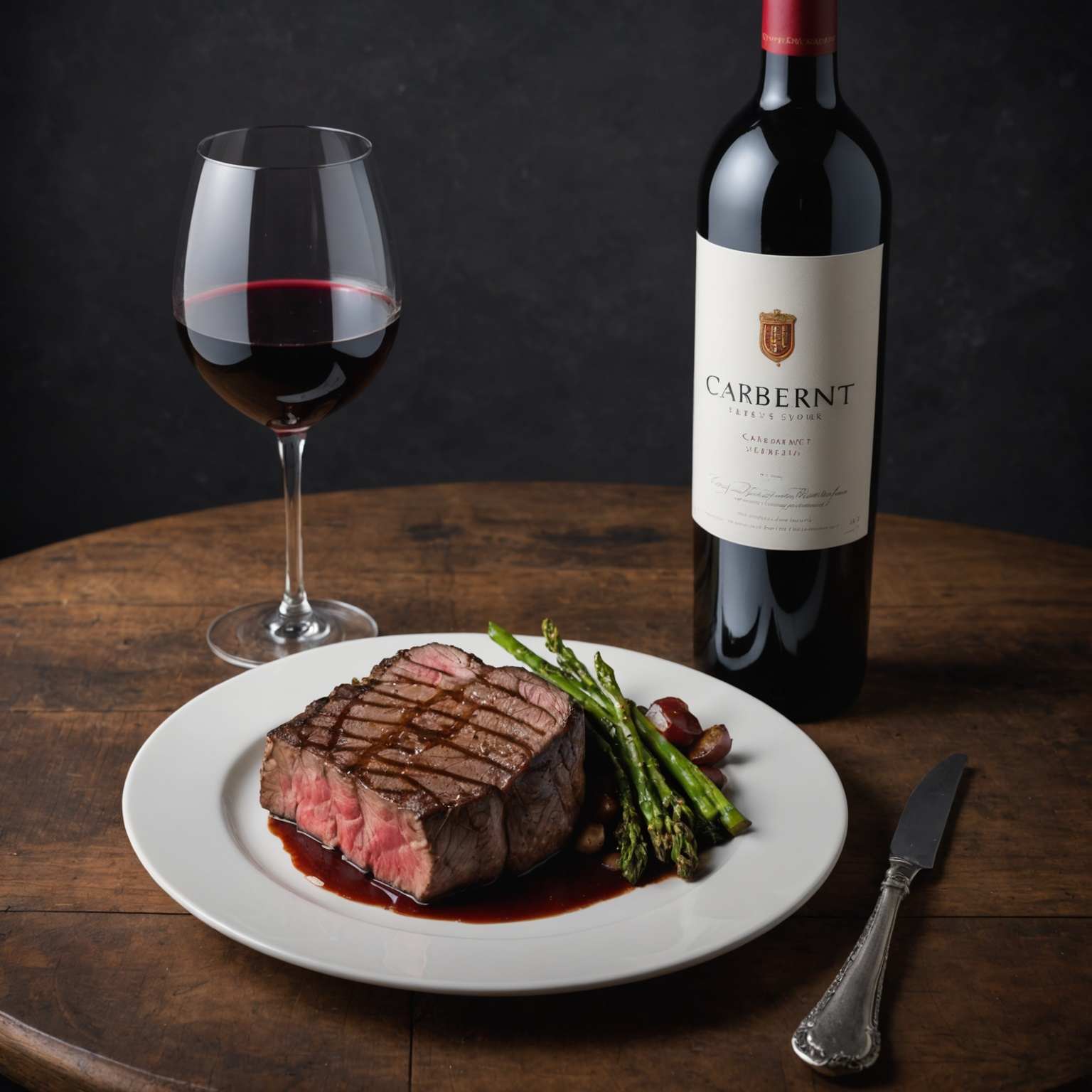 Cabernet Sauvignon with Ribeye Steak