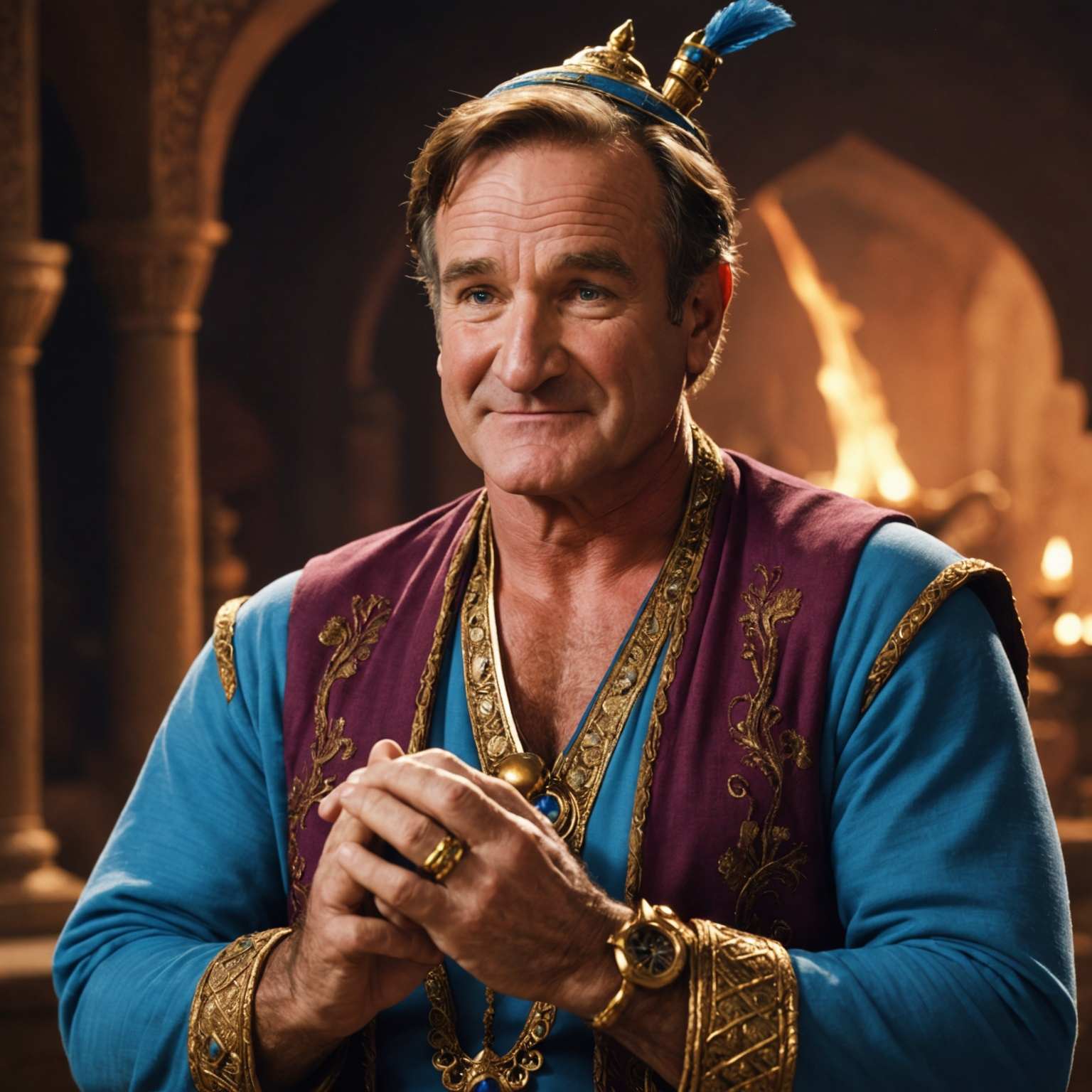 Robin Williams as Genie in “Aladdin”