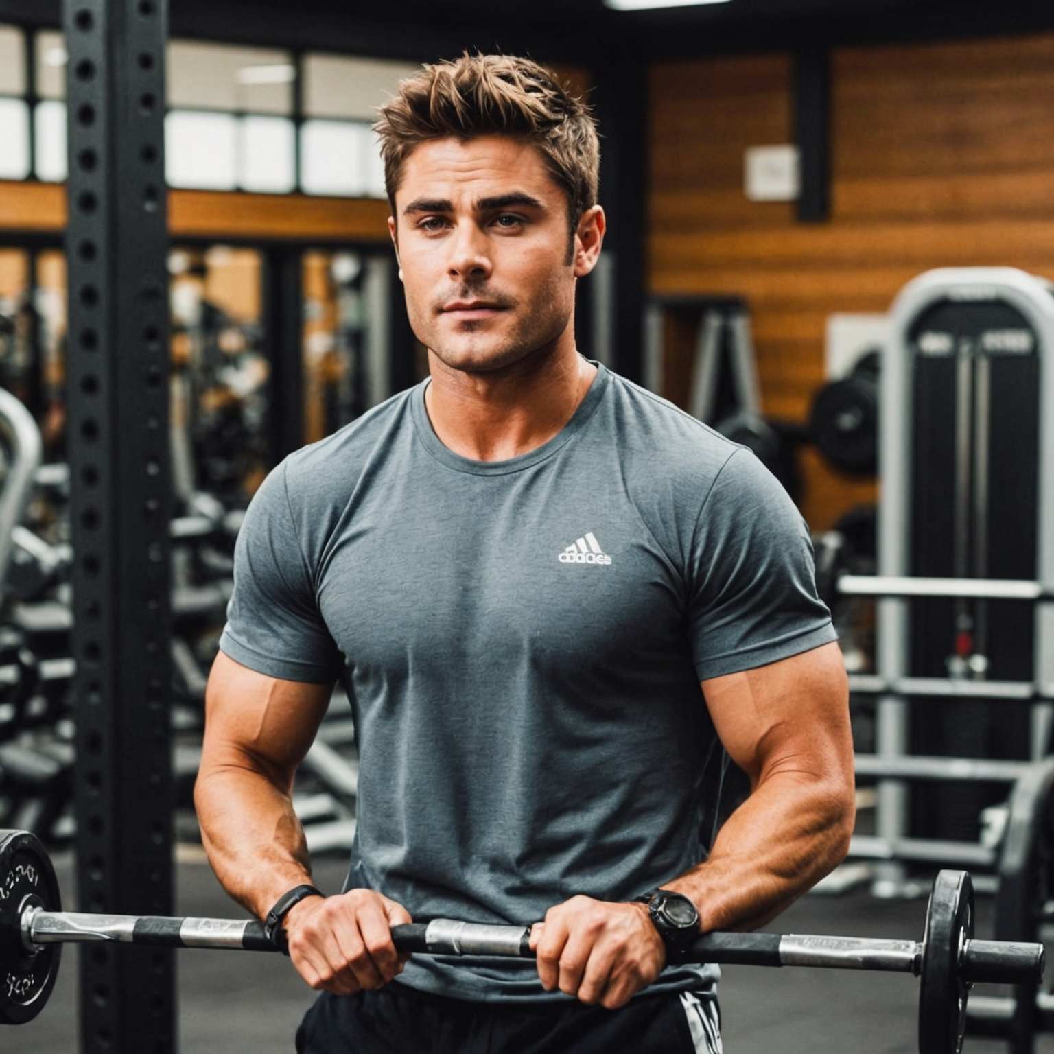 Zac Efron – Gym Time with Zac Efron