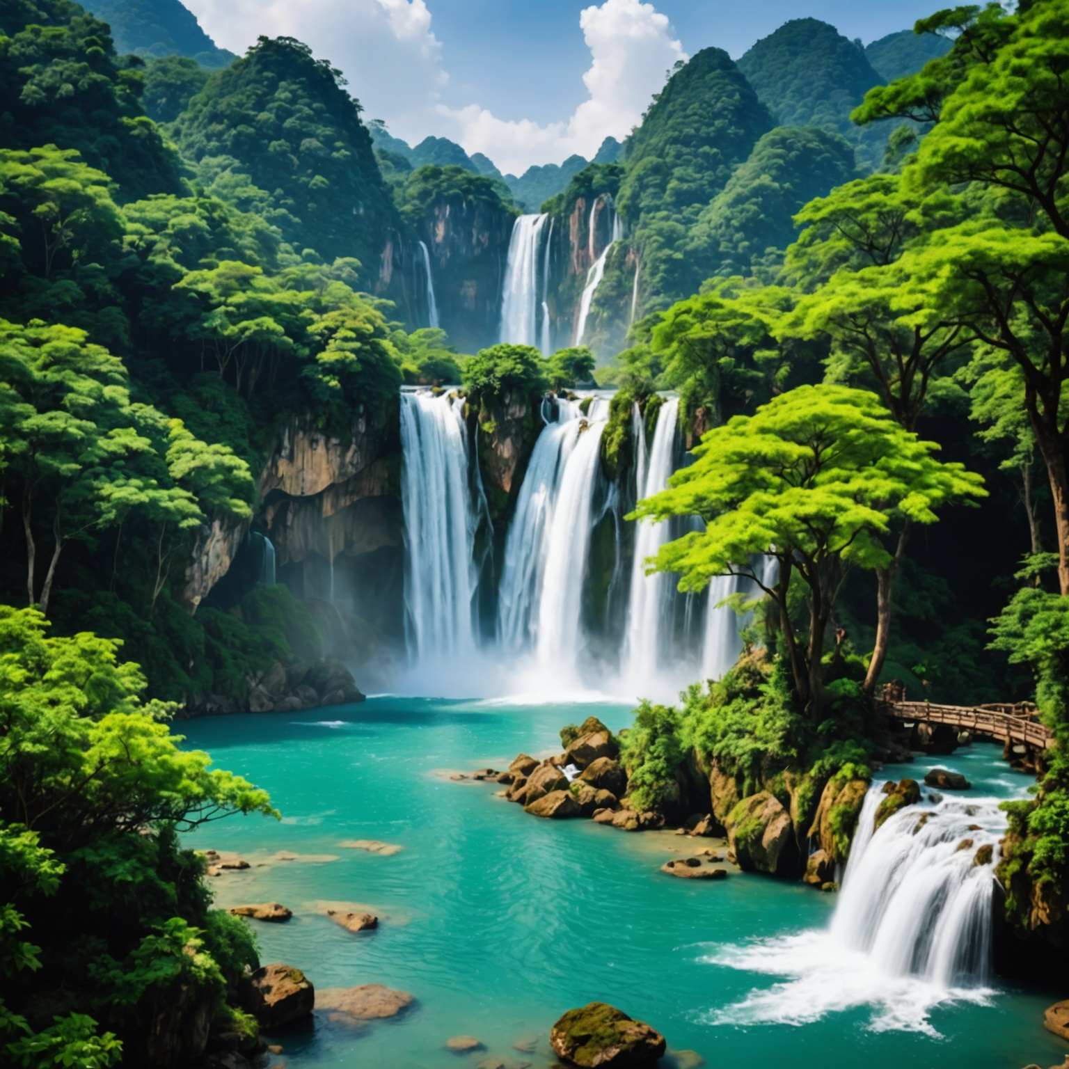 Mystic Beauty: Detian Waterfall